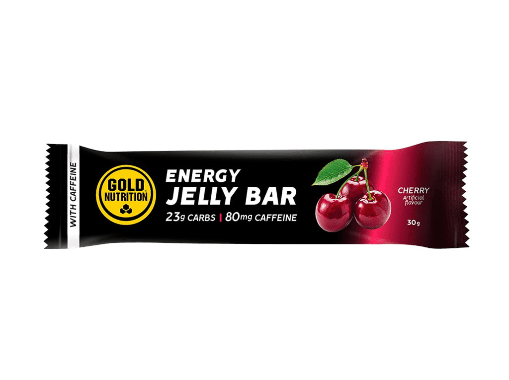 Jelly Bar Cafeina Cereja 30g - GOLDNUTRITION