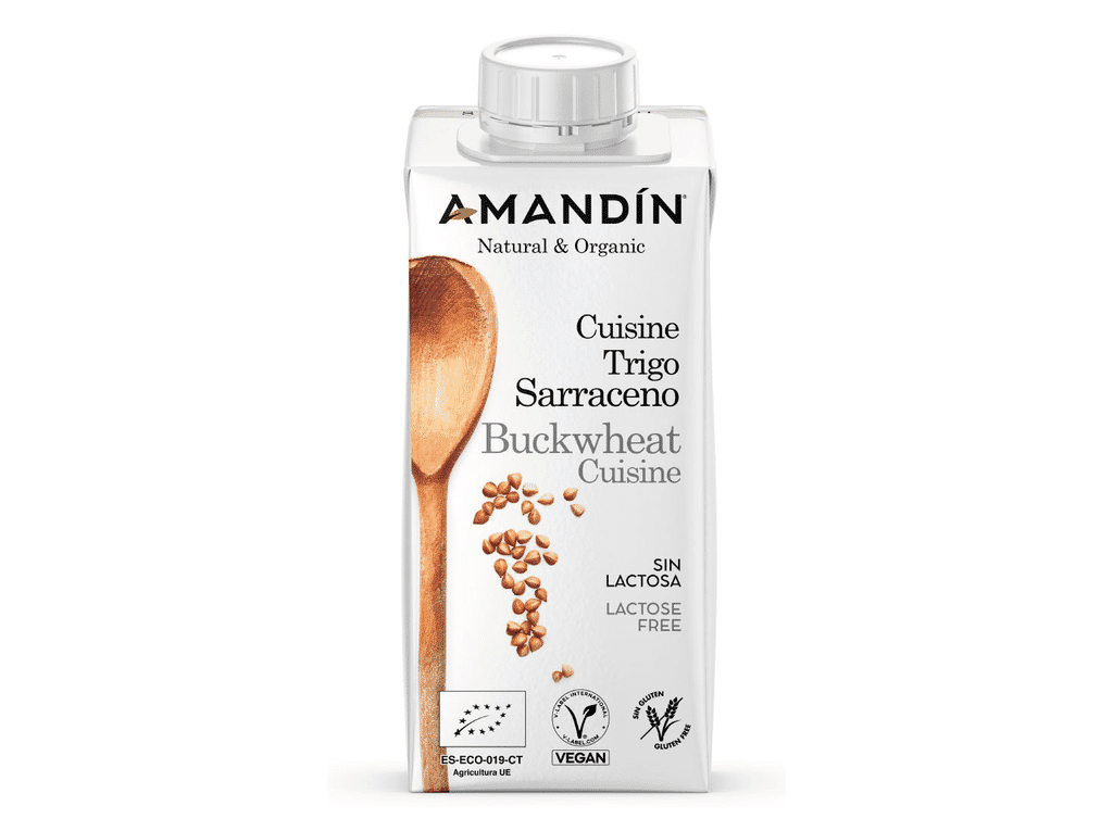 Creme Culinário Trigo Sarraceno Bio 200ml - AMANDÍN