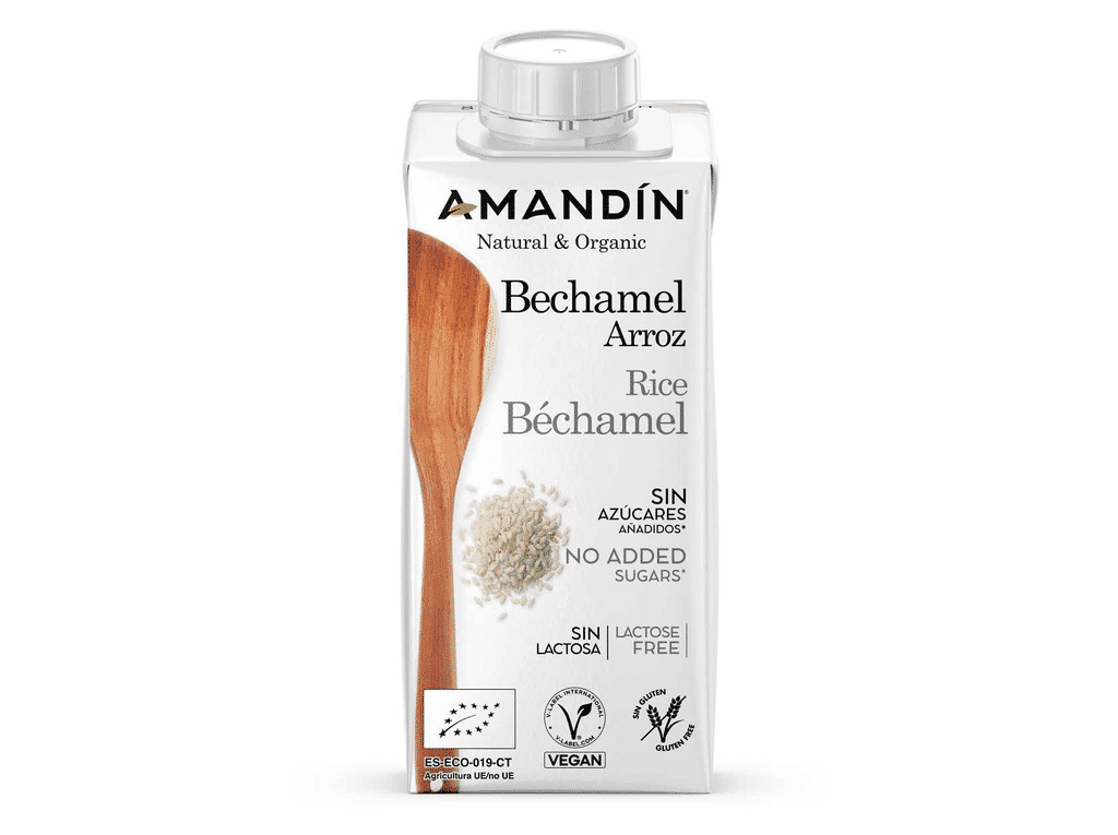 Molho Bio Bechamel Arroz 200ml - AMANDÍN