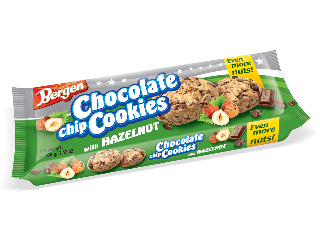 Bolachas Cookies Avelas 100g - BERGEN