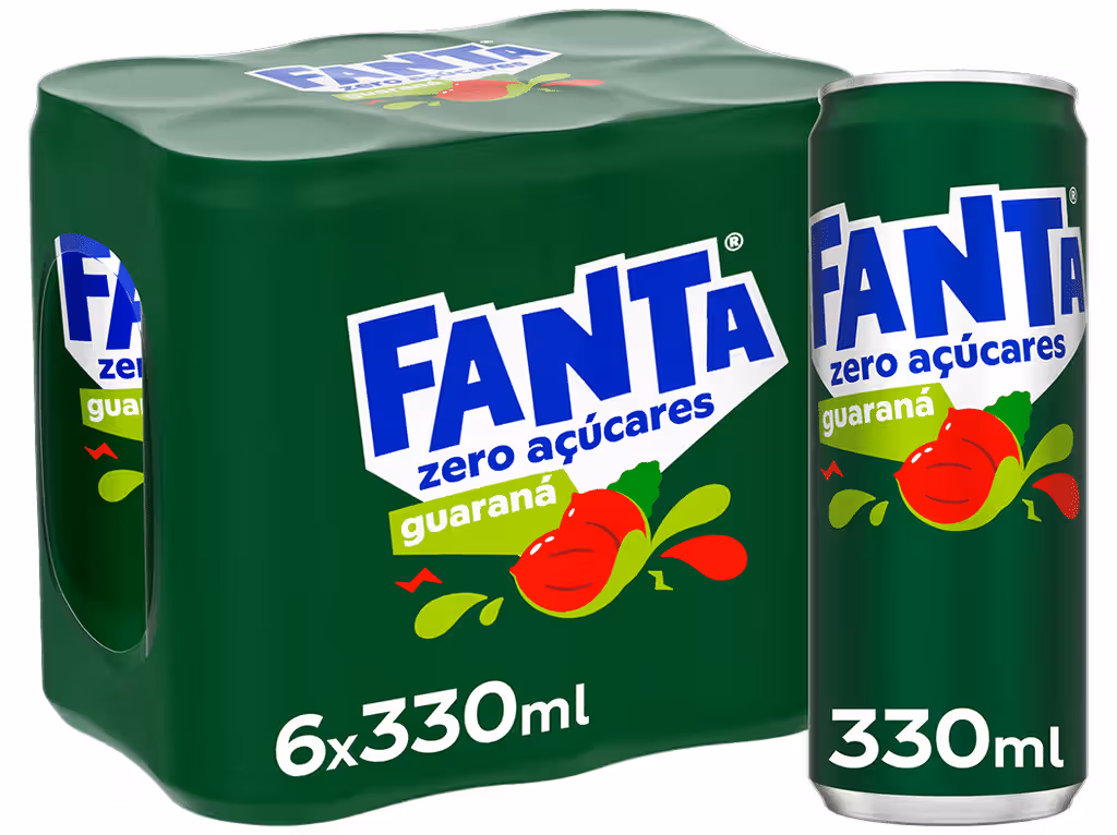 Refrigerante Com Gás Guaraná Zero 6x0.33l (sdr) - FANTA