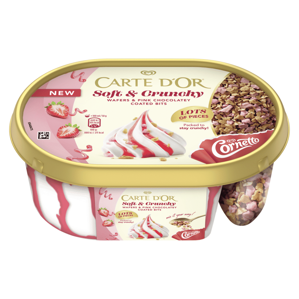 Gelado Cornetto Morango - CARTE D'OR