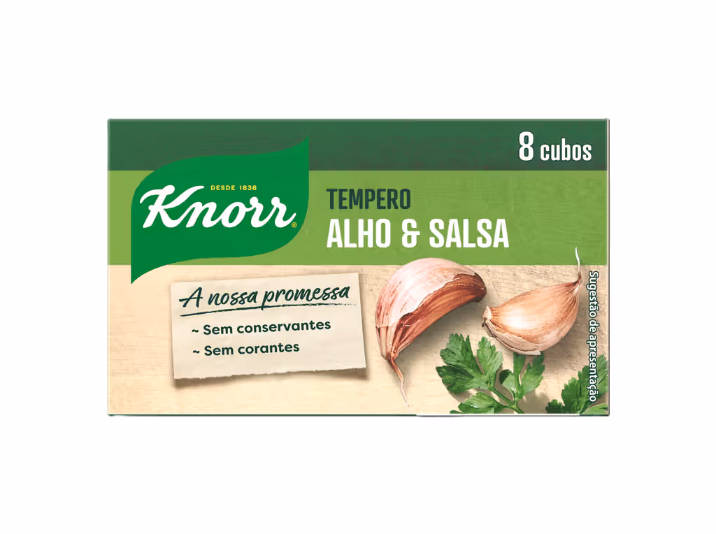 Tempero Alho E Salsa 8 Cubos 72g - KNORR