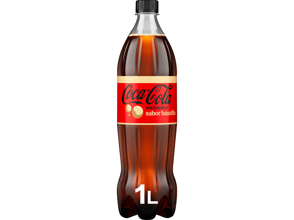 Refrigerante Com Gás Zero Baunilha 1l - COCA-COLA