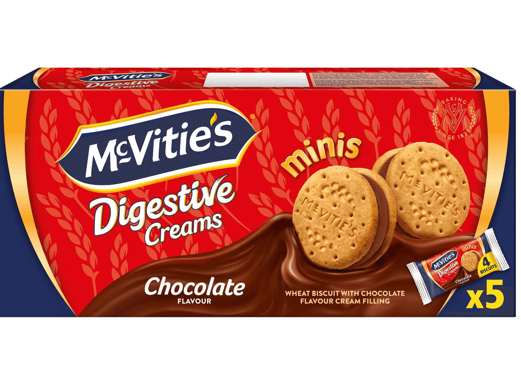 Bolachas Recheadas Mcvitie's Com Chocolate 185g - MC VITIE'S