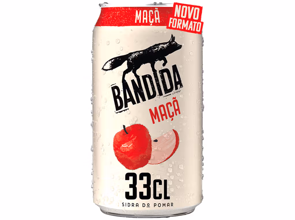 Sidra Maçã Lata 0.33l (sdr) - BANDIDA DO POMAR