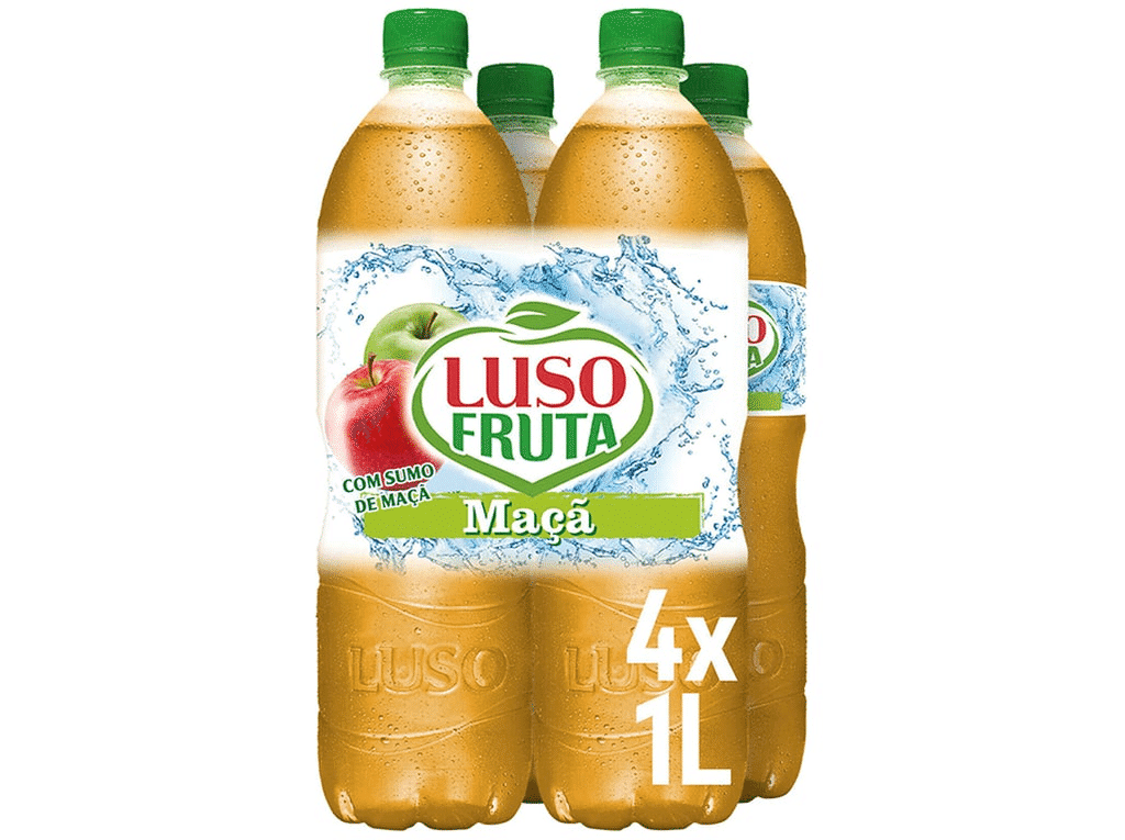 Bebida Maçã 4x1l (sdr) - LUSO FRUTA