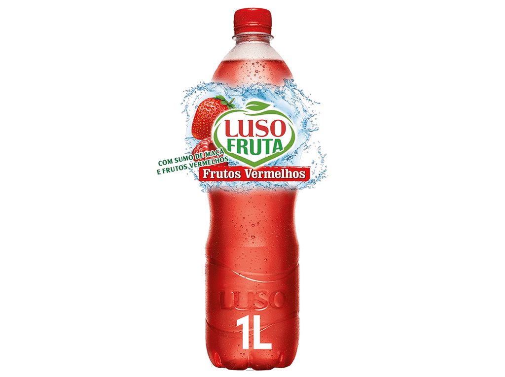 Bebida Frutos Vermelhos 4x1l (sdr) - LUSO FRUTA