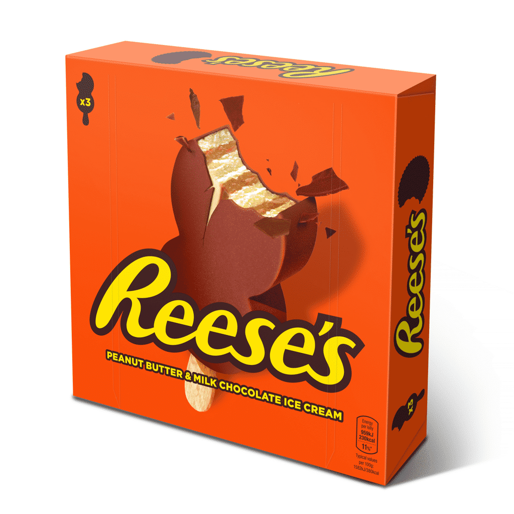Gelado Manteiga de Amendoim e Chocolate de Leite - REESES