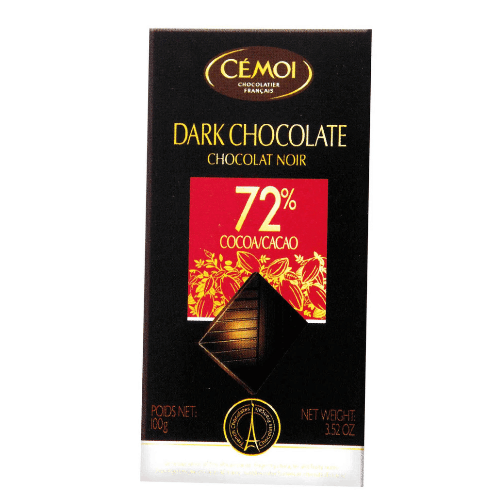 Tablete de Chocolate Negro 72% Cacau - CEMOI