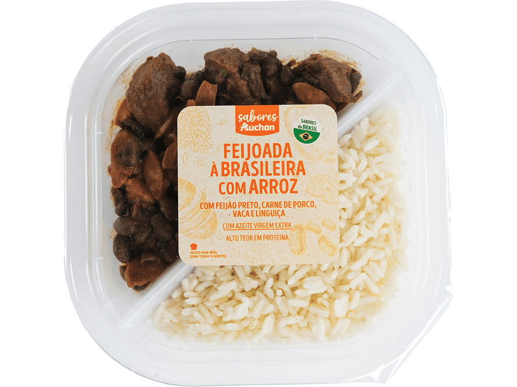 Feijoada À Brasileira Com Arroz 300 G - SABORES AUCHAN