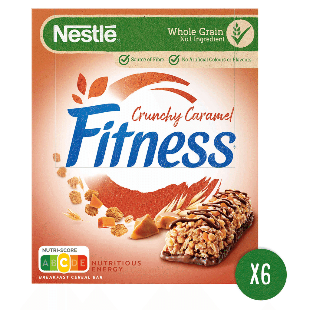 Barras de Cereais Crunchy Caramel - FITNESS