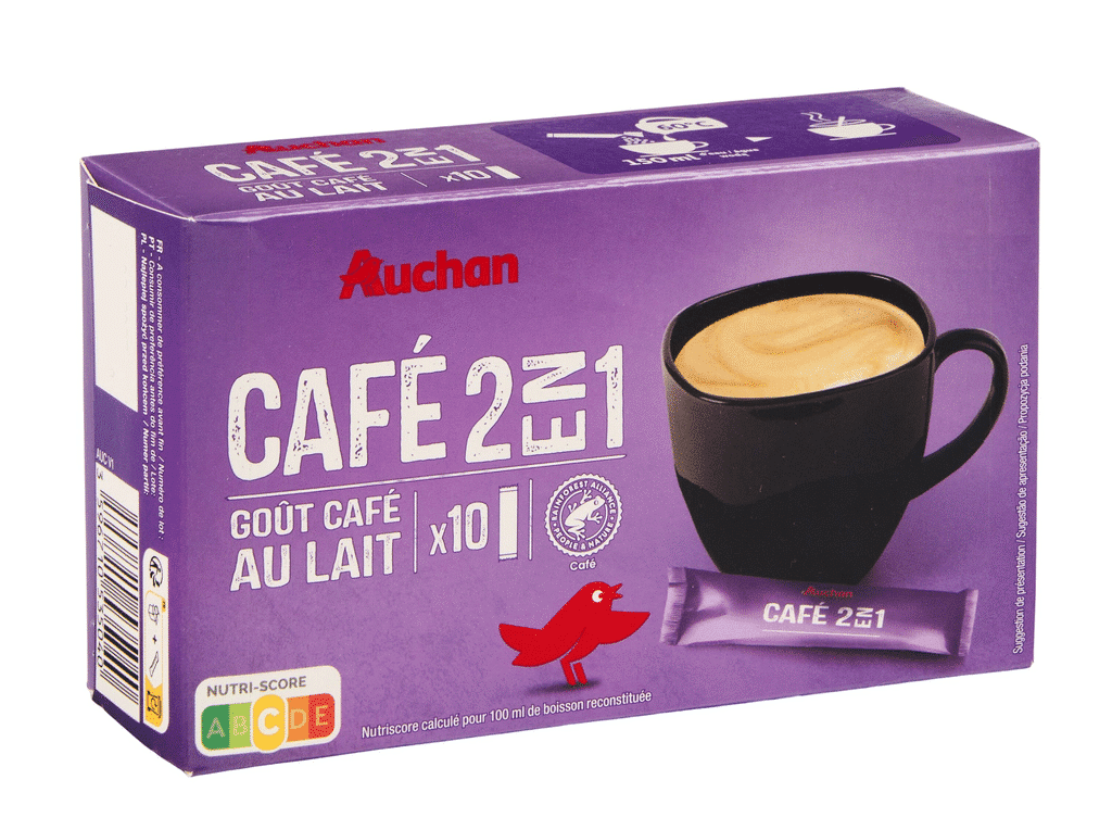 Café Com Leite 2 Em 1 10un 140g - AUCHAN