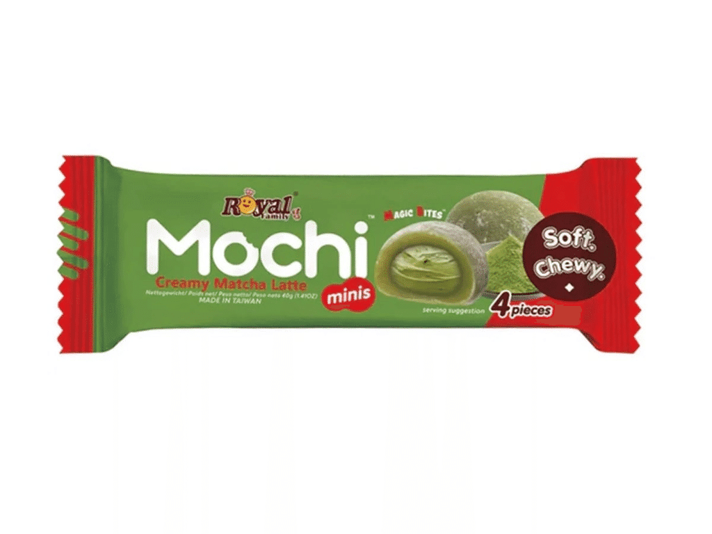 Mochi Minis Creamy Matcha Latte 40g (4un) - ROYAL FAMILY
