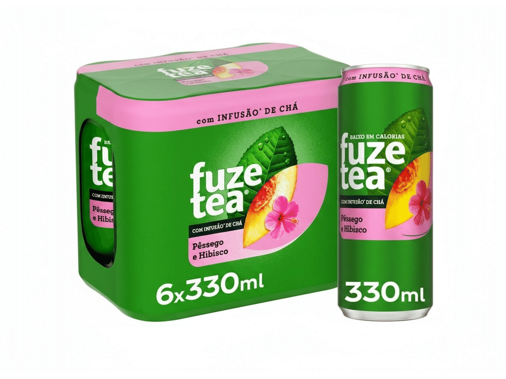 Ice Tea Pêssego-hibisco 6x0.33l (sdr) - FUZE TEA