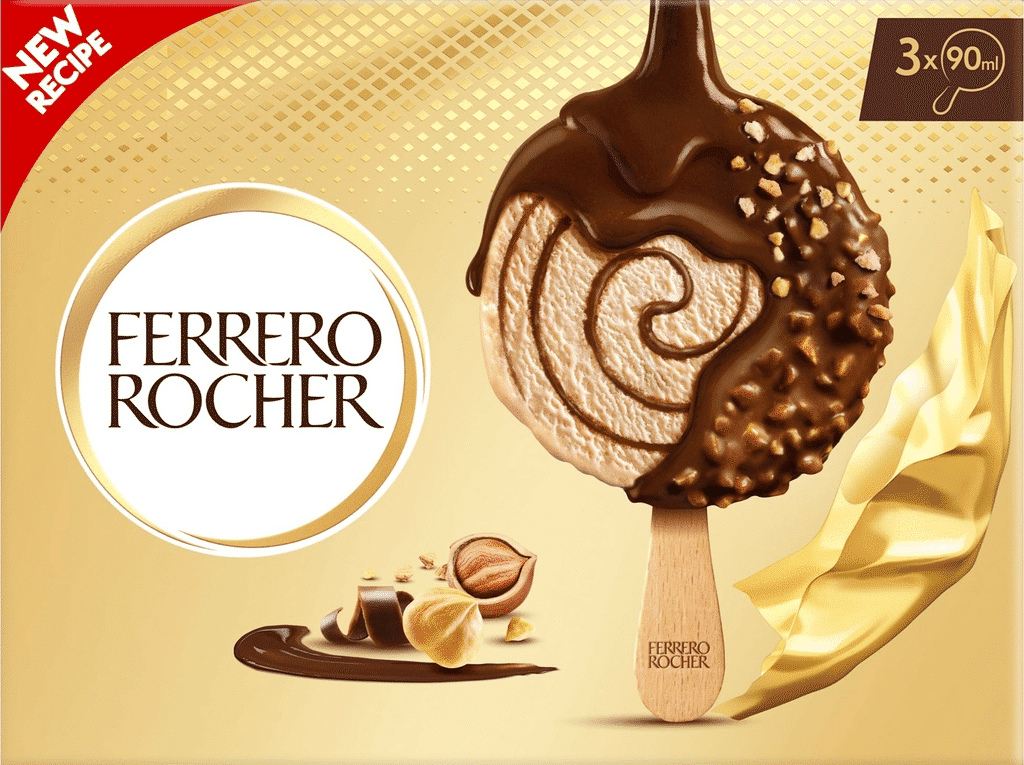 Gelado Clássico 3x90ml - FERRERO ROCHER