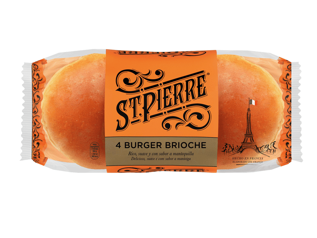 Pão Hambúrguer Brioche 250g - BIMBO ST. PIERRE