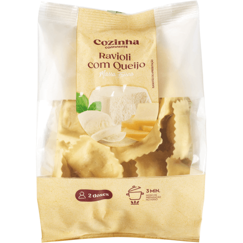 Ravioli com Queijo - COZINHA CONTINENTE