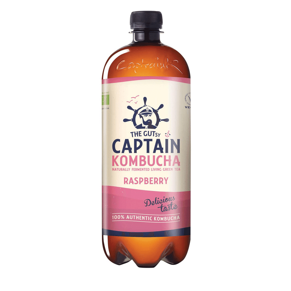 Bebida Kombucha Framboesa - THE GUTSY CAPTAIN