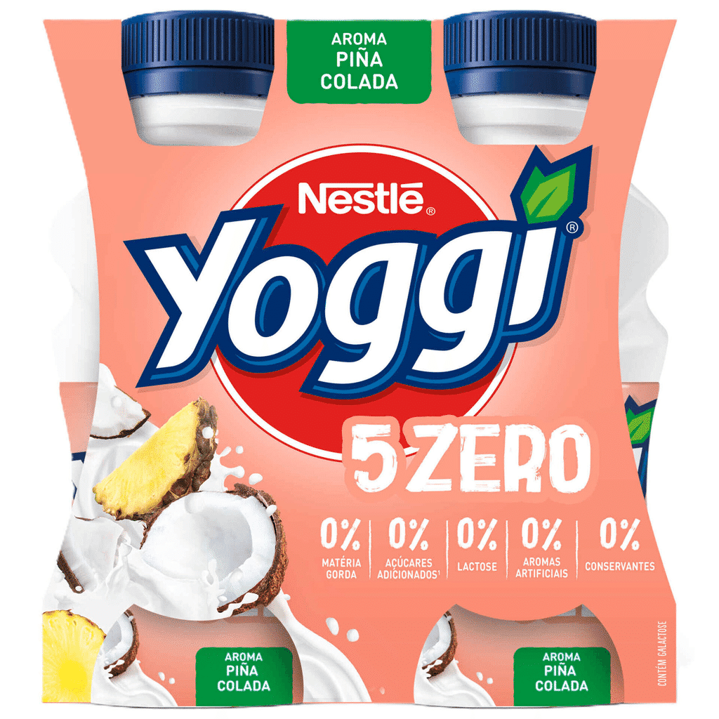 Iogurte Líquido Magro 5 Zero Piña Colada sem Lactose - YOGGI