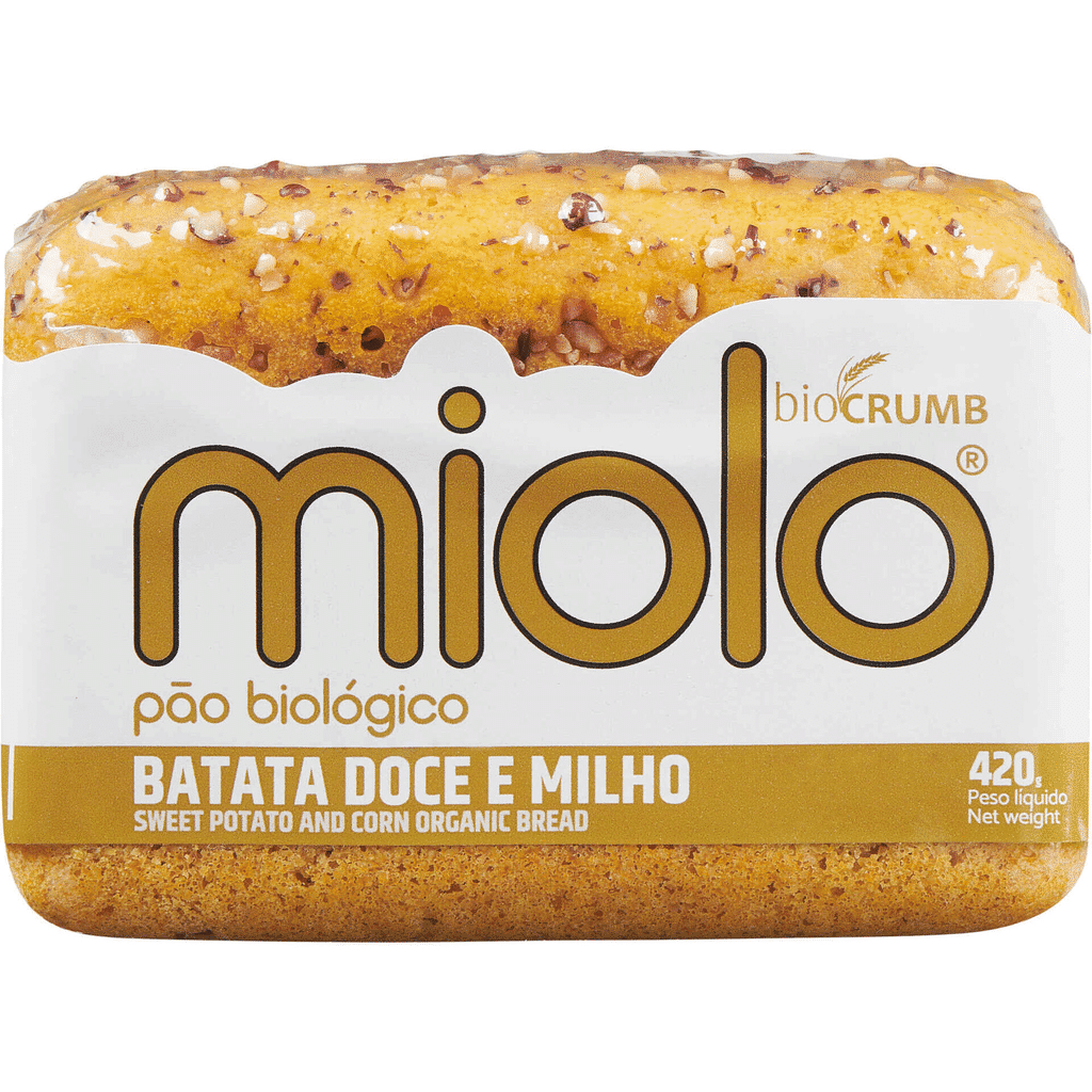Pão de Batata Doce e Milho Biológico - MIOLO