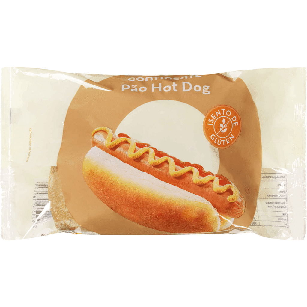 Pão de Cachorro sem Glúten - CONTINENTE