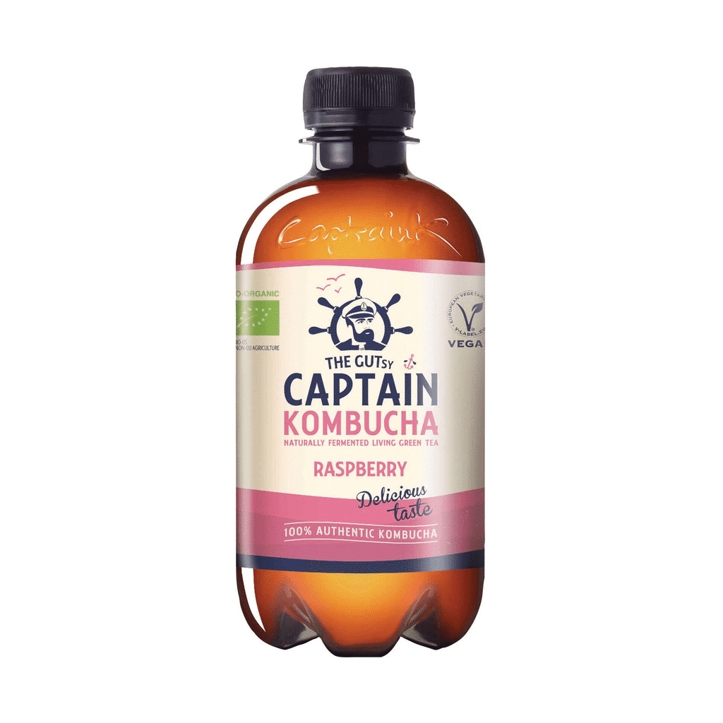 Bebida Kombucha Framboesa - THE GUTSY CAPTAIN
