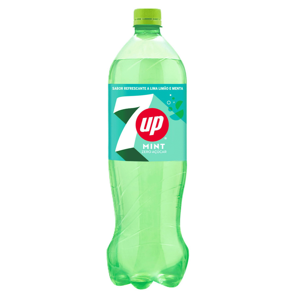 Refrigerante com Gás Lima, Limão e Menta Zero Mint - 7UP