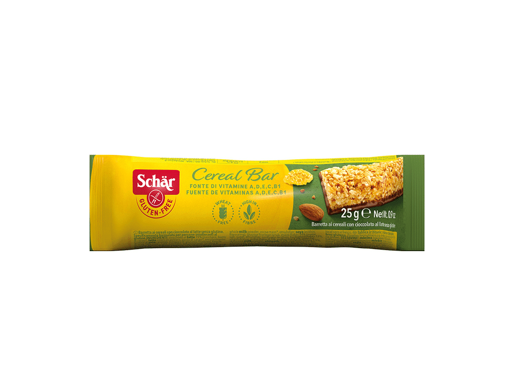 Barra Cereais Chocolate Sem Glúten 25g - SCHAR