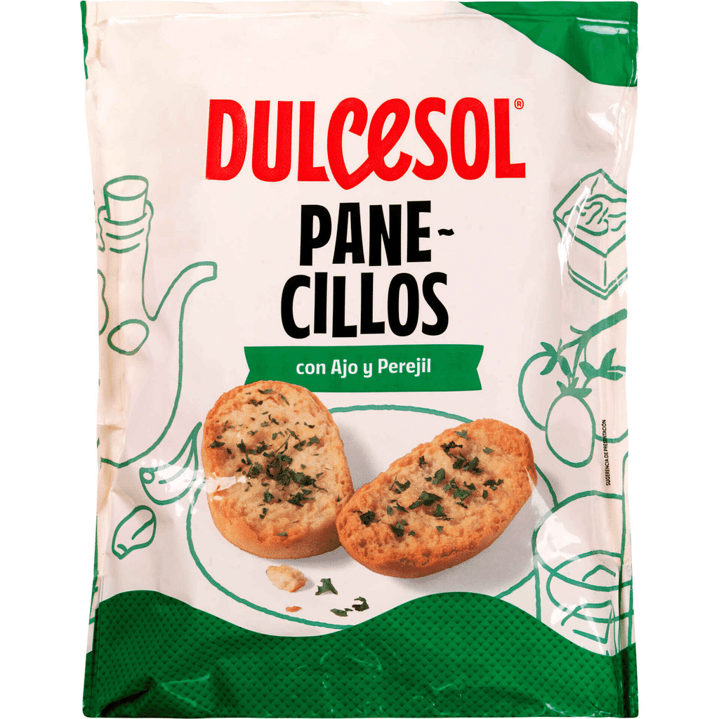 Tostas de Pão Torrado Azeite e Alho - DULCESOL