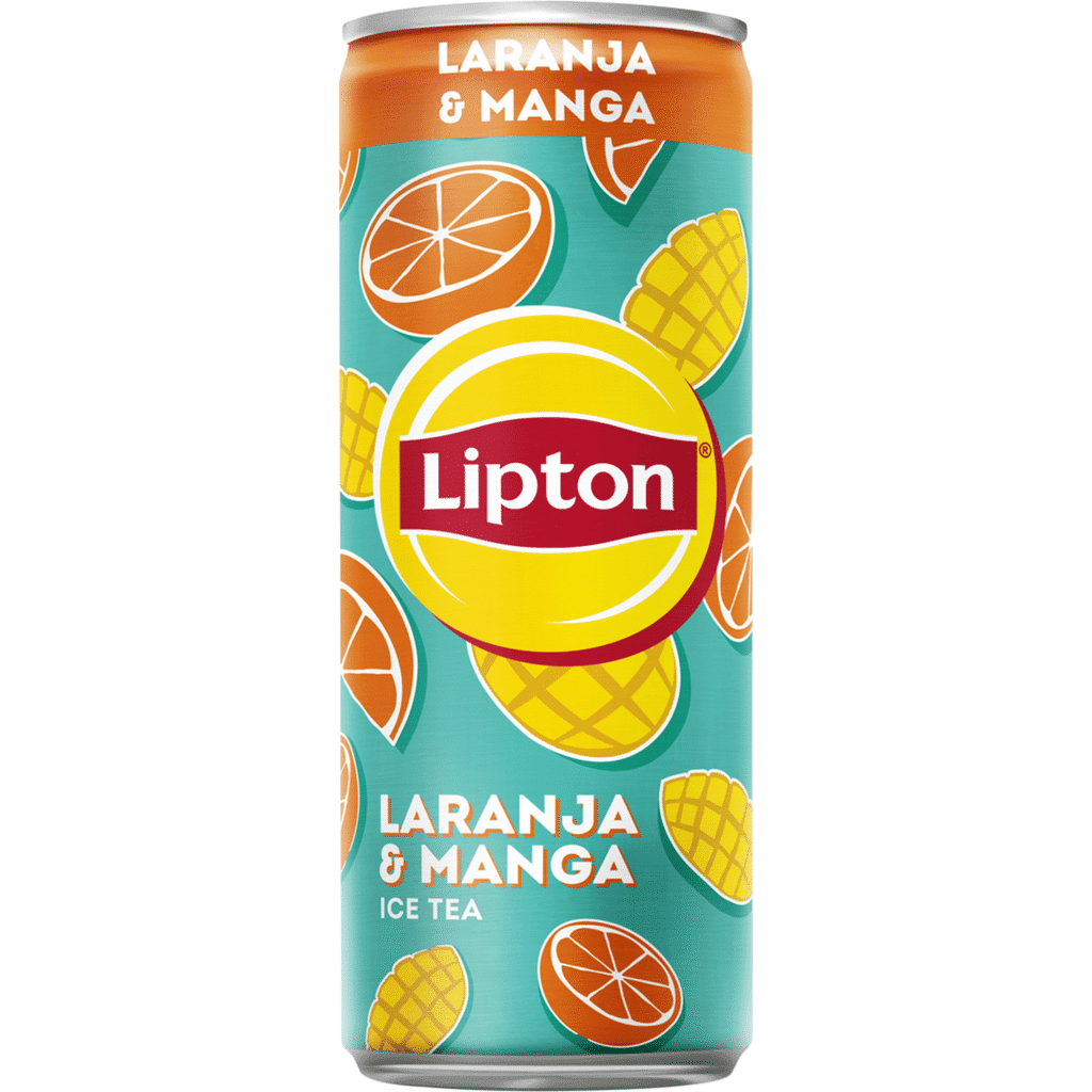 Ice Tea em Lata Laranja e Manga - LIPTON