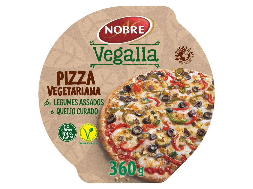 Pizza Legumes E Queijo 360g - VEGALIA