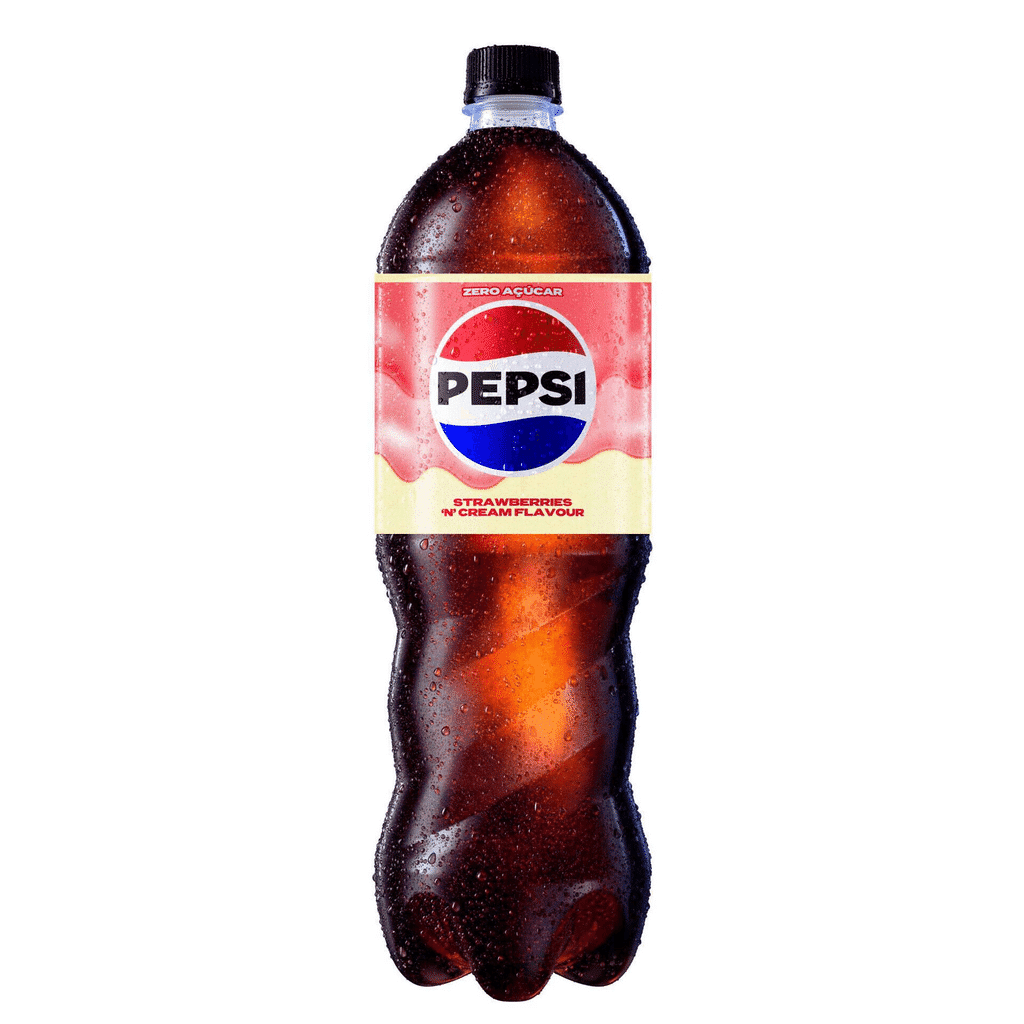 Refrigerante com Gás Strawberries 'n' Cream Zero - PEPSI