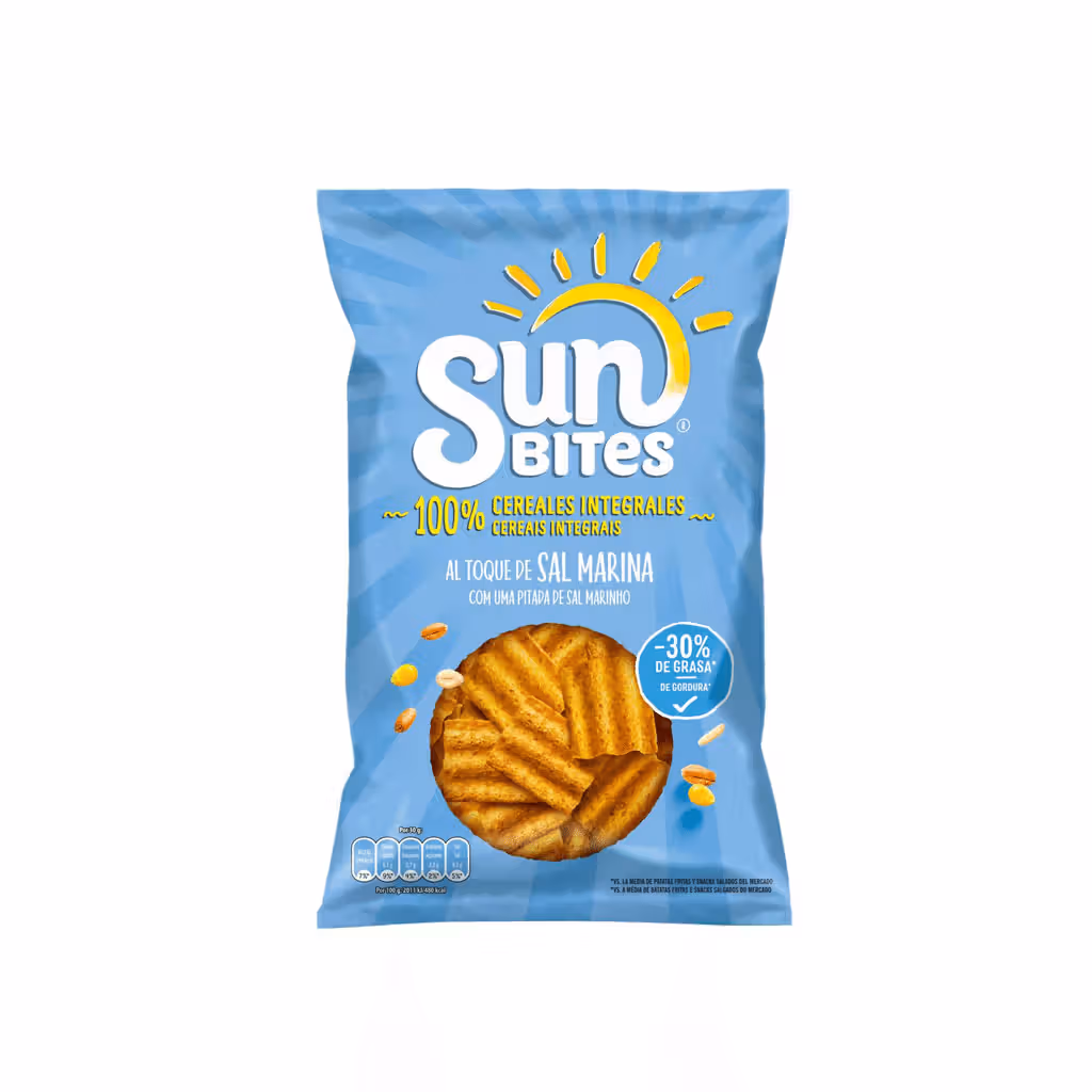 Snacks Equilíbrio de Cereais Sal Marinho - SUNBITES