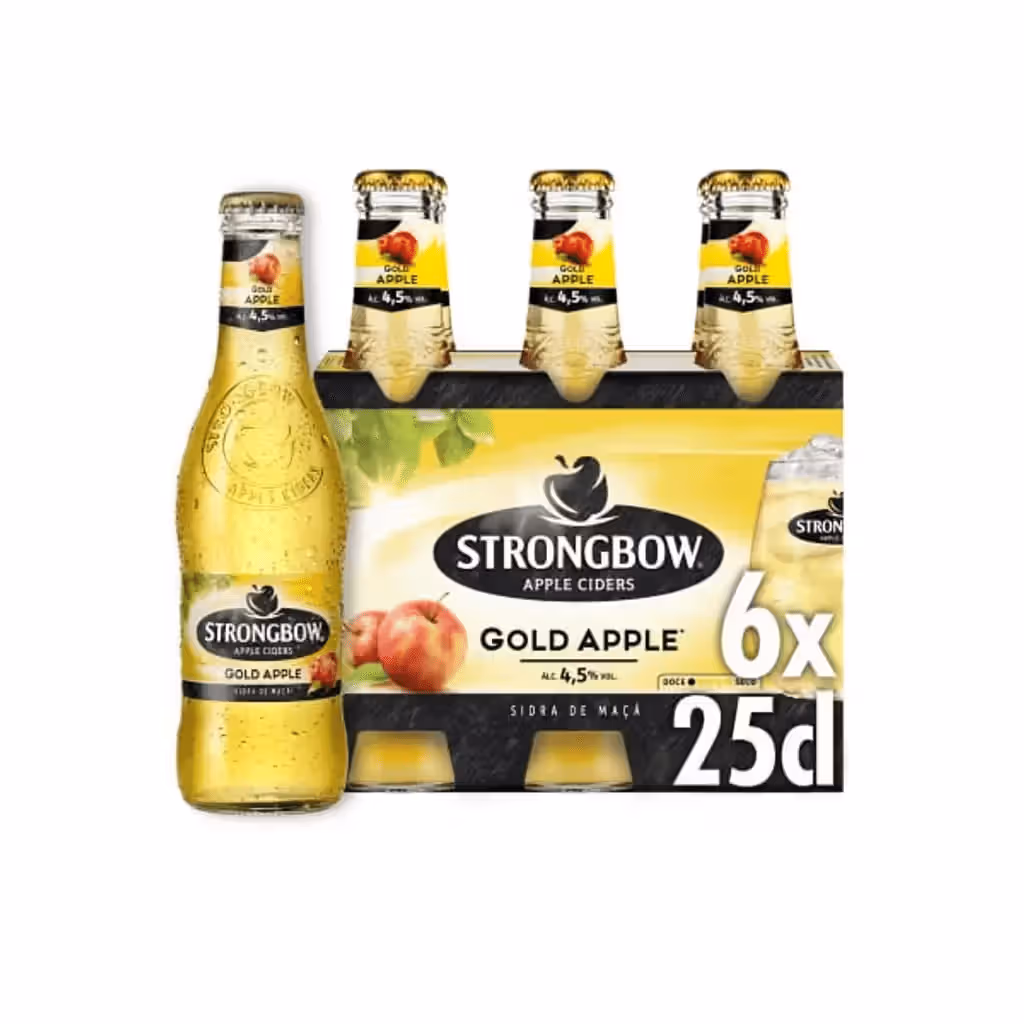 Sidra com Álcool Gold Apple Tara Perdida - STRONGBOW