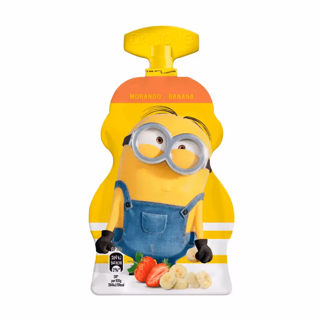 Iogurte Saqueta Banana Morango Minions - DANONE