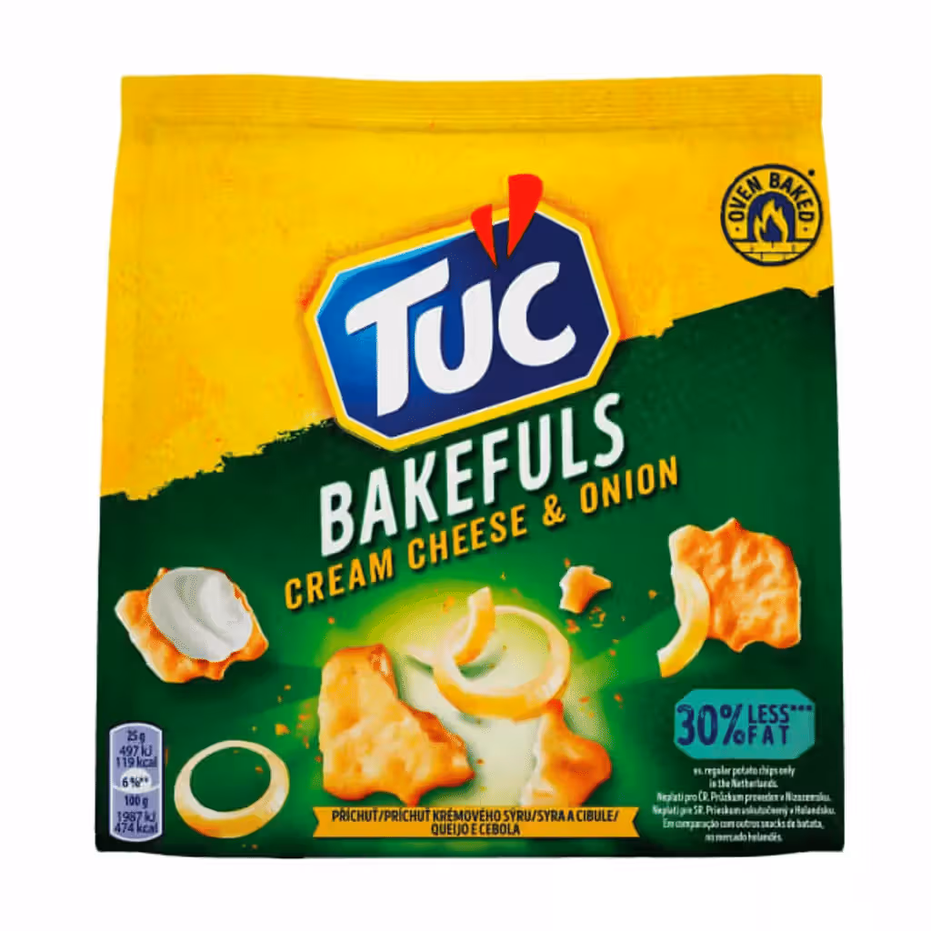 Bolachas Bakeful Cream Cheese & Onion - TUC