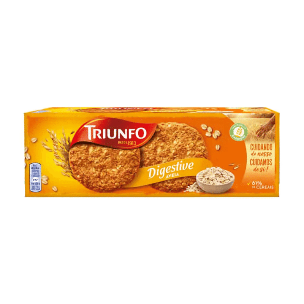 Bolachas Integrais de Aveia embalagem 300 g - TRIUNFO DIGESTIVE
