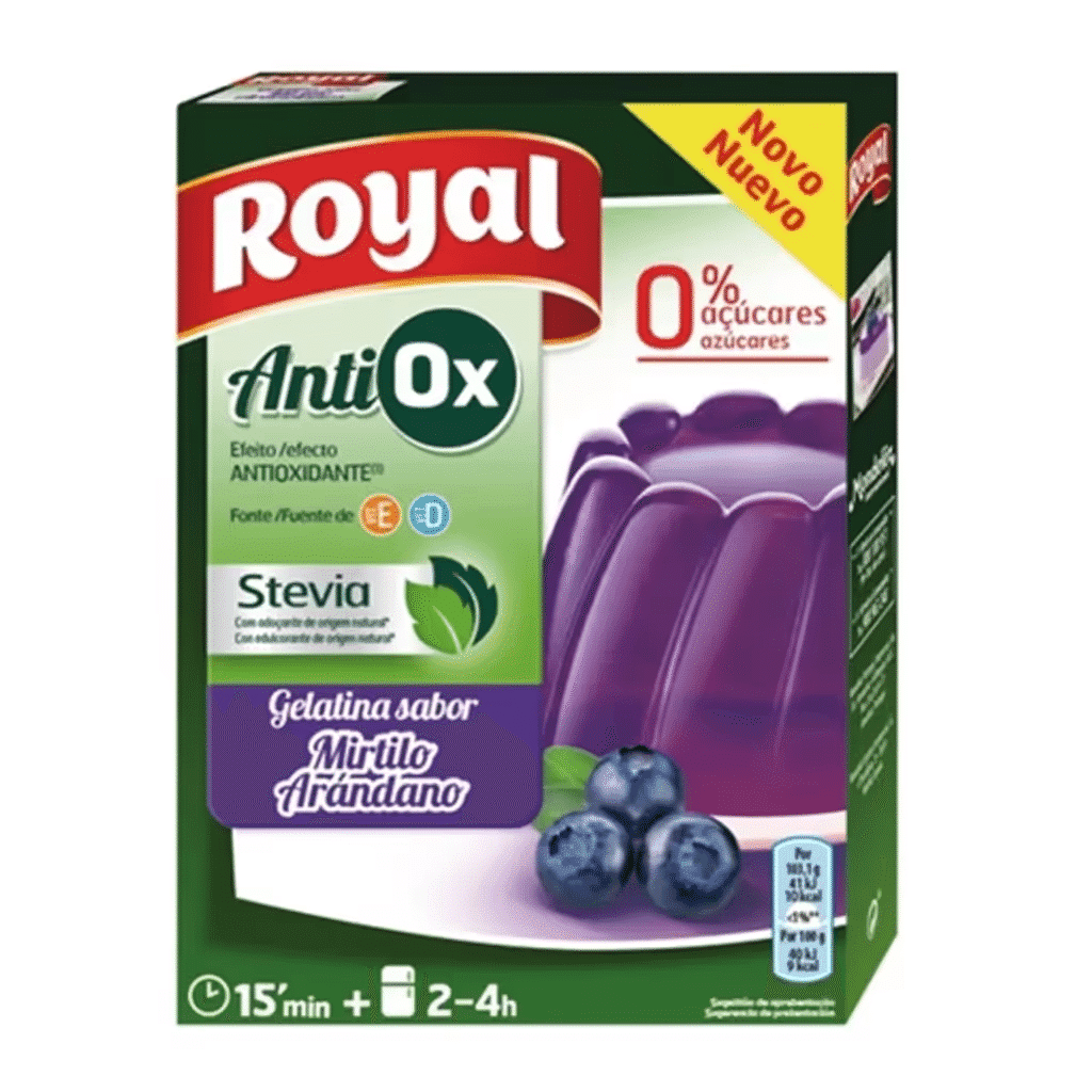 Gelatina Anti Ox Mirtilo - ROYAL