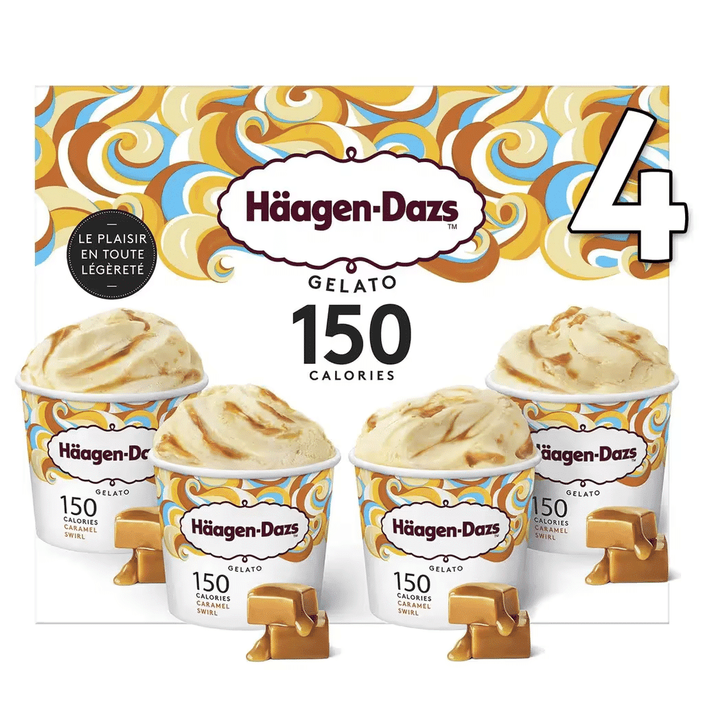 Gelado Caramel Swirl Minicups - HÄAGEN-DAZS