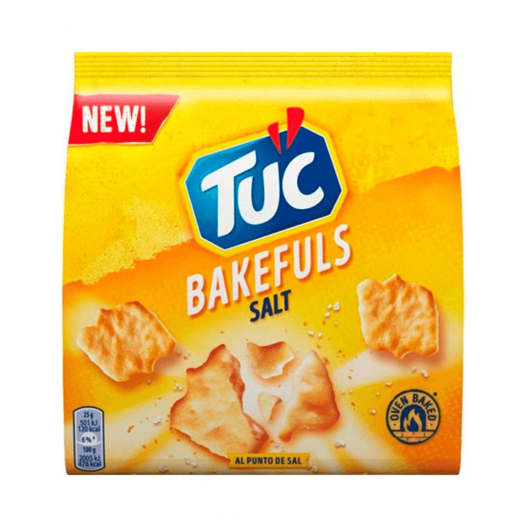 Crackers Bakefuls com Sal - TUC