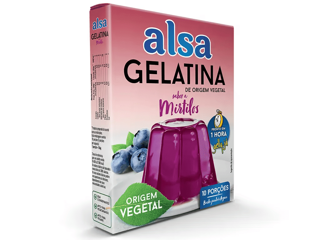 Gelatina Mirtilos 180g - ALSA