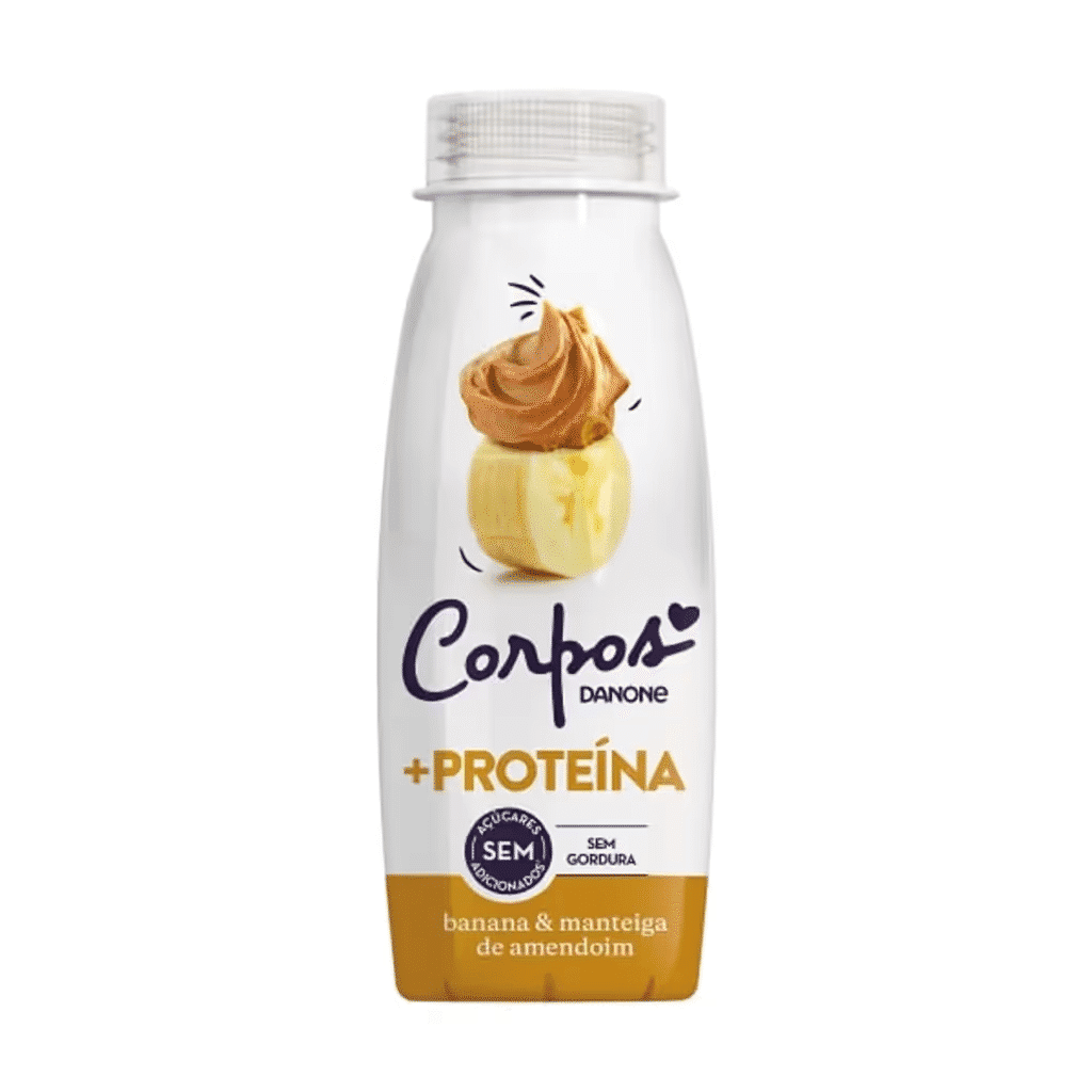 Iogurte Líquido +Proteína Banana e Manteiga de Amendoim Corpos - DANONE