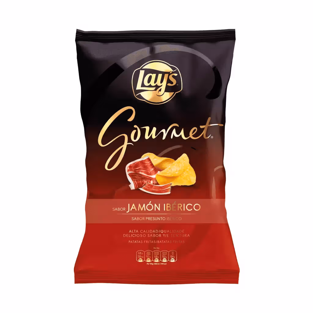 Batata Frita Gourmet Lisa Sabor Presunto Ibérico - LAY'S GOURMET