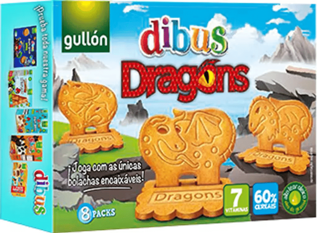 Bolacha Gullon Dibus Dragons 330g - GULLÓN