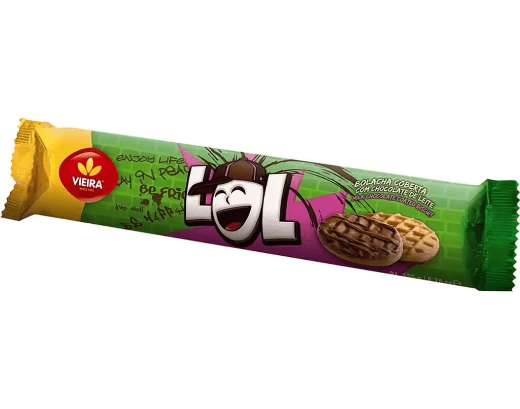 Bolacha Lol Chocolate Leite 135 G - VIEIRA DE CASTRO