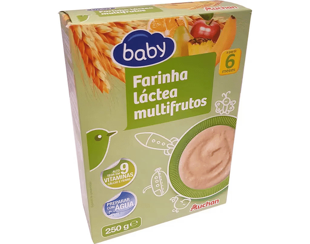 Farinha Láctea Multifrutos 250g - AUCHAN BABY