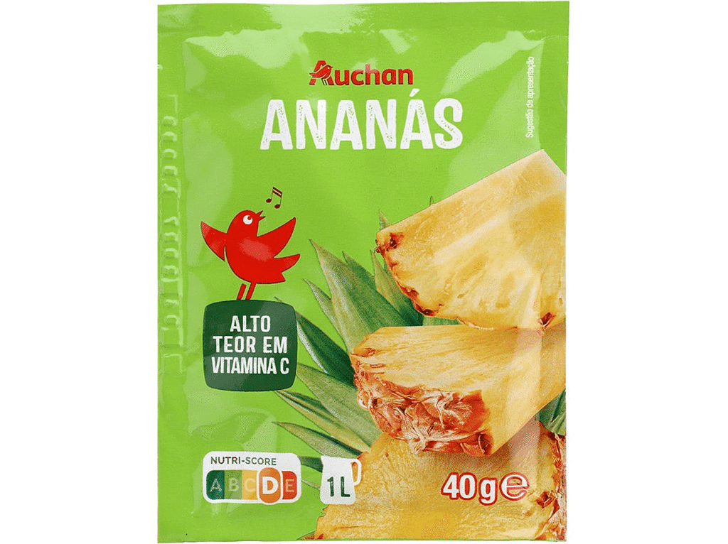 Bebida Instantânea Ananás 40g - AUCHAN