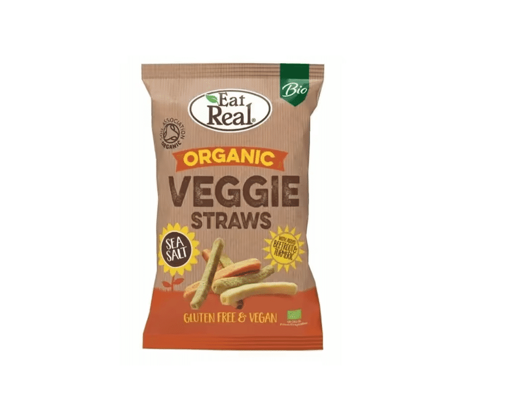Aperitivos Veggie Straws Bio 100G - EAT REAL