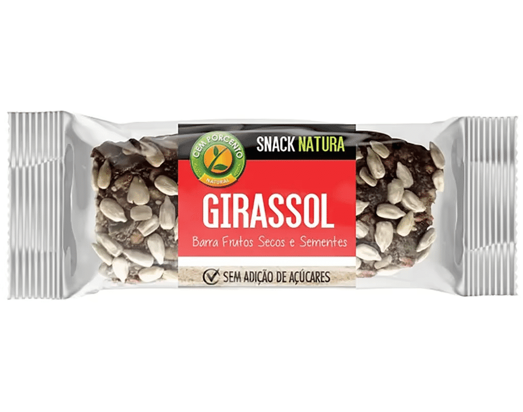 Barra Snack Natura de Girassol Cem Porcento - IGNORAMUS